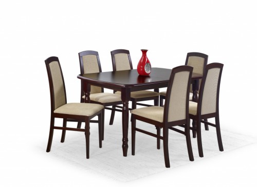 Обідній cтіл ARNOLD темний горіх Halmar 150-190x80x75 см